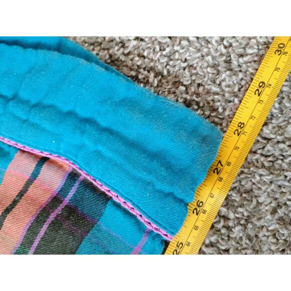 Sundance Truly Tartan Plaid Flannel Pajama Pants boho 90s vintage style vibrant - Picture 9 of 11